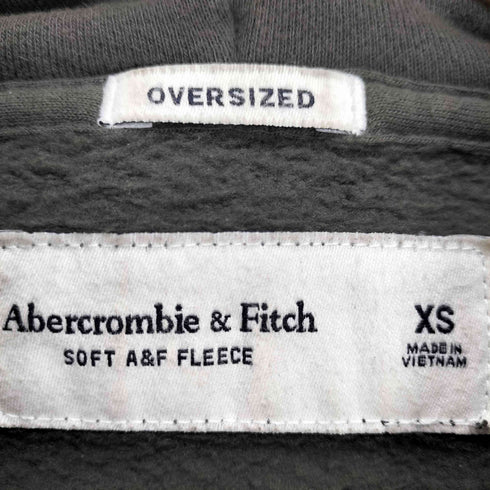 アバクロンビーアンドフィッチ Abercrombie & Fitch フロッキープリント プルオーバーパーカー メンズ import:XS