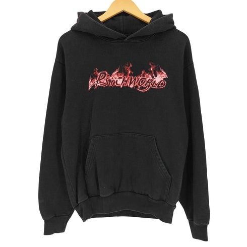 PSYCHWORLD フロントロゴプリント プルオーバーフーディー メンズ import:M