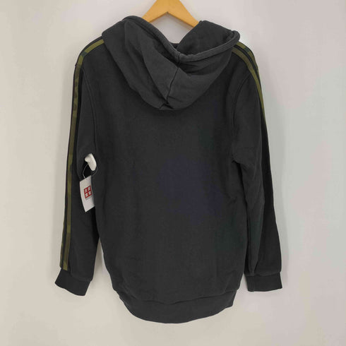 アディダスオリジナルス adidas Originals 3ストライプ 迷彩 カモフラ ジップアップフーディー メンズ import:L