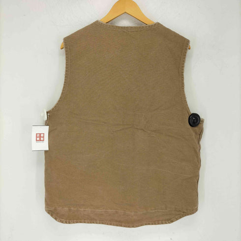 カーハート Carhartt Mexico製 ダックベスト 裏起毛 メンズ import:L L TALL