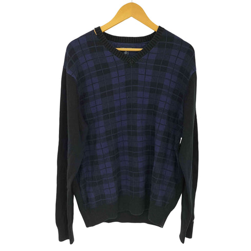 トミーヒルフィガー TOMMY HILFIGER Vネックコットンニット メンズ import:L