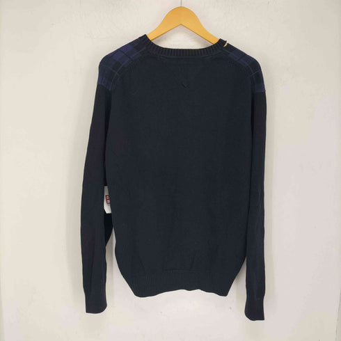 トミーヒルフィガー TOMMY HILFIGER Vネックコットンニット メンズ import:L