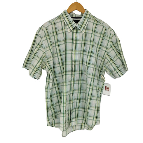 トミーヒルフィガー TOMMY HILFIGER ボタンダウンチェックシャツ メンズ import:XL