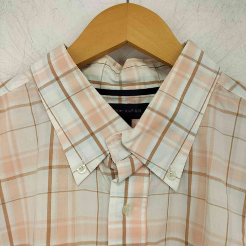 トミーヒルフィガー TOMMY HILFIGER ボタンダウンチェックシャツ メンズ import:XL