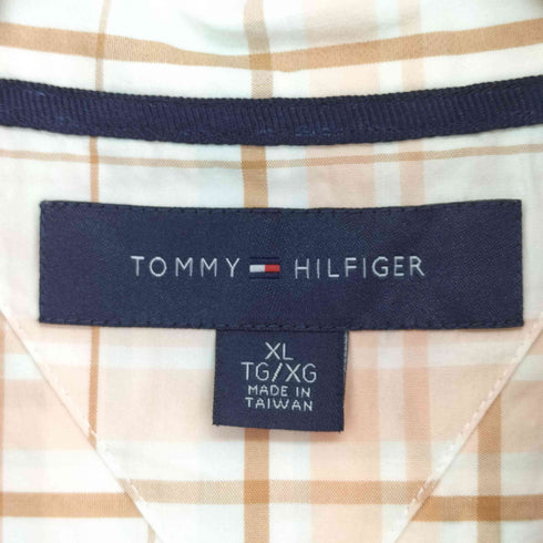 トミーヒルフィガー TOMMY HILFIGER ボタンダウンチェックシャツ メンズ import:XL