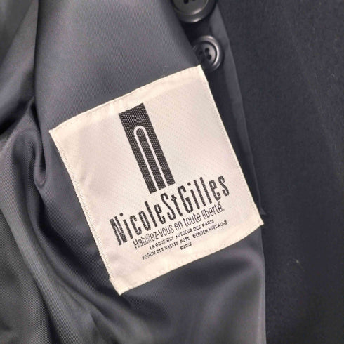 nicolestgilles アルパカ混ウールチェスターコート メンズ M