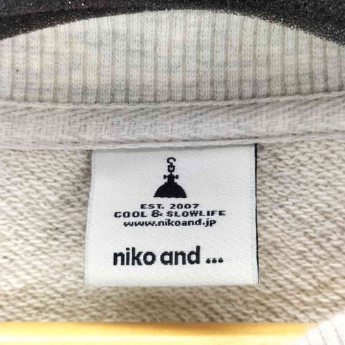 ニコアンド niko and... クロシェコンビプルオーバー レディース JPN:L