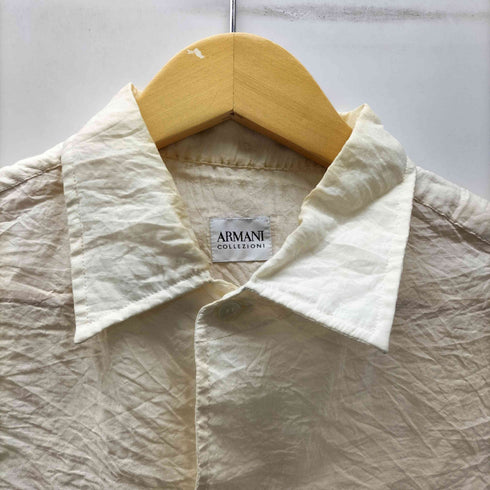 アルマーニコレツィオーニ ARMANI COLLEZIONI シルク混 S/S シャツ メンズ 1
