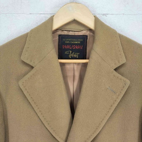 DHALISHAN cashmere カシミヤ100% チェスターコート メンズ