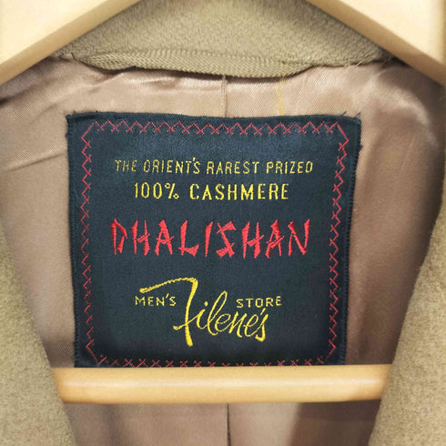 DHALISHAN cashmere カシミヤ100% チェスターコート メンズ