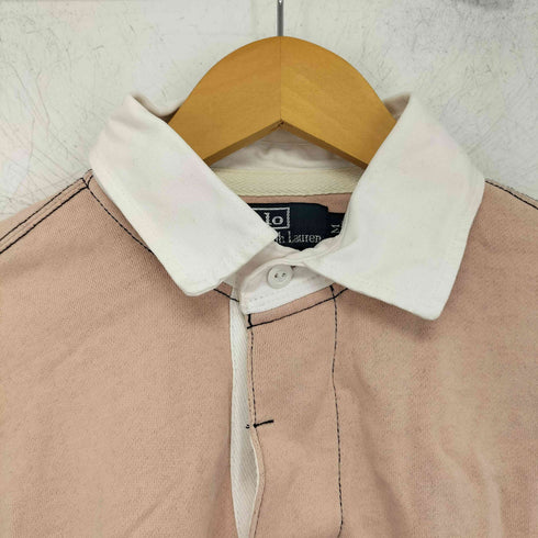 ポロバイラルフローレン Polo by RALPH LAUREN CUSTOM FIT ポニー刺繍ロゴ ラガーシャツ メンズ M