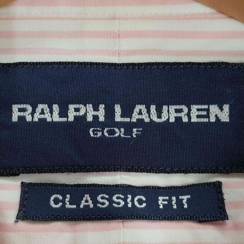 ラルフローレンゴルフ RALPH LAUREN GOLF CLASSI FIT スモールポニー刺繍 ストライプ BDシャツ メンズ import:M