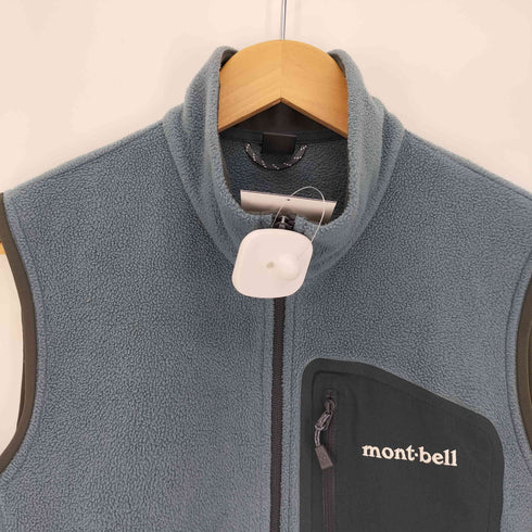 モンベル mont bell CLIMAPLUS 100 fleece vest クリマプラス100 ジップベスト レディース JPN:M