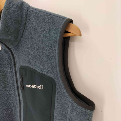 モンベル mont bell CLIMAPLUS 100 fleece vest クリマプラス100 ジップベスト レディース JPN:M