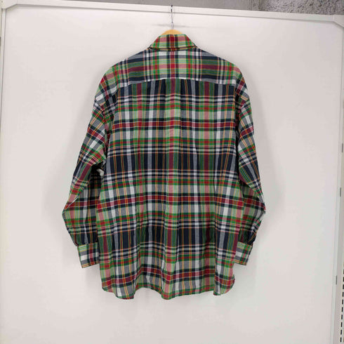 フォーワンセブンバイエディフィス 417 by EDIFICE 26SS MOONLIGHT CLOTHING BIG B.D Madras ボタンダウン マドラス シャツ メンズ JPN:M