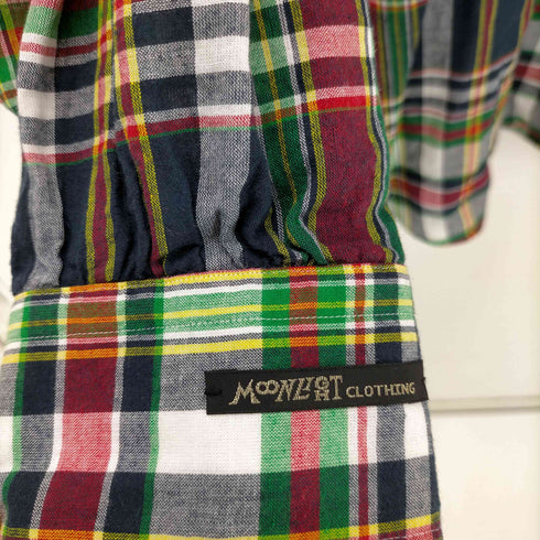 フォーワンセブンバイエディフィス 417 by EDIFICE 26SS MOONLIGHT CLOTHING BIG B.D Madras ボタンダウン マドラス シャツ メンズ JPN:M
