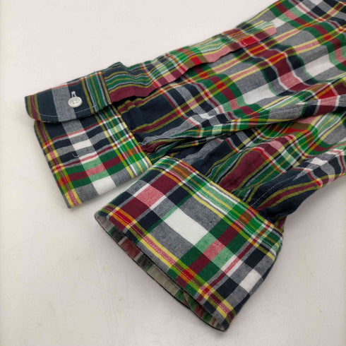 フォーワンセブンバイエディフィス 417 by EDIFICE 26SS MOONLIGHT CLOTHING BIG B.D Madras ボタンダウン マドラス シャツ メンズ JPN:M
