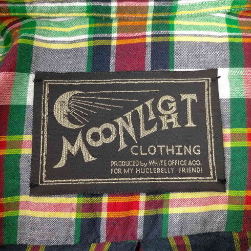 フォーワンセブンバイエディフィス 417 by EDIFICE 26SS MOONLIGHT CLOTHING BIG B.D Madras ボタンダウン マドラス シャツ メンズ JPN:M