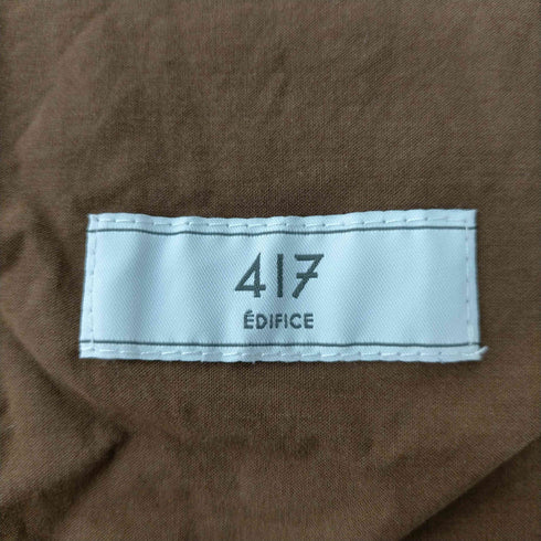 フォーワンセブンバイエディフィス 417 by EDIFICE 25SS ヘムエンブロイダリー ショーツ パンツ メンズ JPN:M