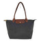ロンシャン LONGCHAMP レザーハンドル ナイロントートバッグ レディース