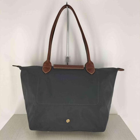 ロンシャン LONGCHAMP レザーハンドル ナイロントートバッグ レディース
