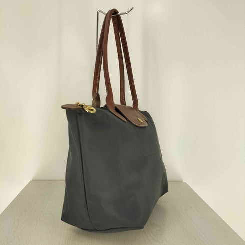 ロンシャン LONGCHAMP レザーハンドル ナイロントートバッグ レディース