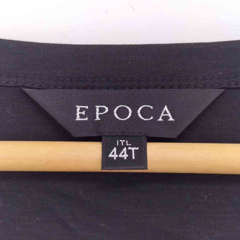 エポカ Epoca ビジュー アート装飾 クルーネック ショートスリーブ Tシャツ レディース EUR:44