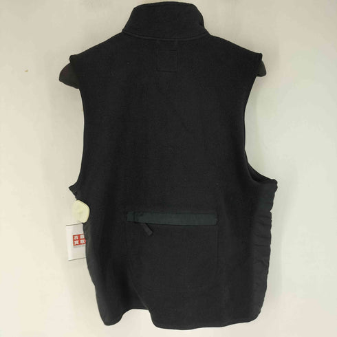 ギャップ Gap 90S 紺タグ ナイロン切り替え フリースベスト メンズ import:S
