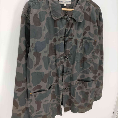 フォーワンセブンバイエディフィス 417 by EDIFICE 25SS BLEU DE CHINE STORE SHANGHAI JACKET FROGSKIN シャンハイ ジャケット フロッグスキン メンズ JPN:L