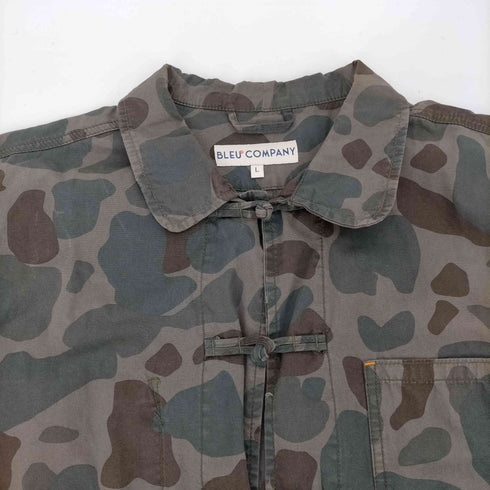 フォーワンセブンバイエディフィス 417 by EDIFICE 25SS BLEU DE CHINE STORE SHANGHAI JACKET FROGSKIN シャンハイ ジャケット フロッグスキン メンズ JPN:L