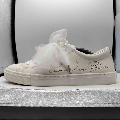 コンバース CONVERSE ALL STAR COUPE チュールリボン ローカット スニーカー レディース JPN:24.5
