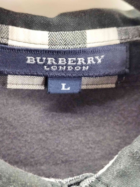 バーバリーロンドン BURBERRY LONDON 刺繍コットンポロシャツ メンズ import:L
