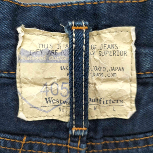 WESTWOOD OUTFTTERS ボタンフライ 切りっぱなしデニムパンツ レディース