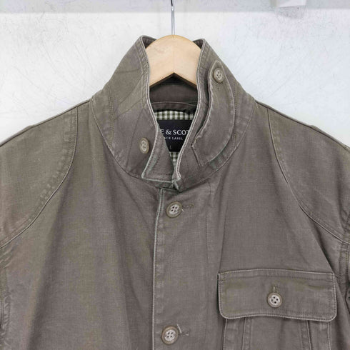 ライルアンドスコット ブラックレーベル LYLE&SCOTT BLACK LABEL フラップポケット ミリタリージャケット メンズ JPN:L
