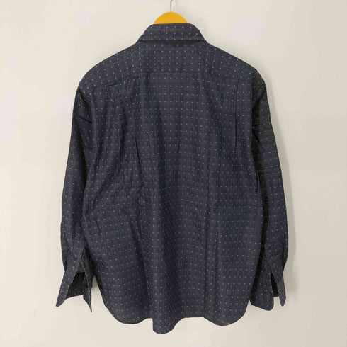 ランバンコレクション LANVIN COLLECTION ロゴ刺繍 コットン シャツ メンズ LB