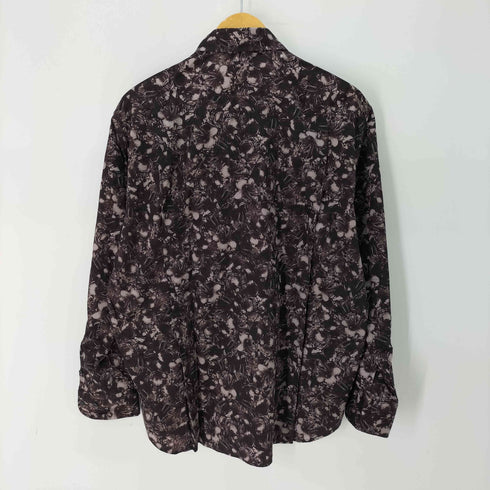 ランバンコレクション LANVIN COLLECTION 花柄 総柄 コットン シャツ メンズ LB