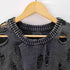 ダンケシェーン Danke Schon PIGMENT DAMAGE KNIT VEST メンズ FREE