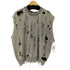 ダンケシェーン Danke Schon PIGMENT DAMAGE KNIT VEST メンズ FREE