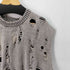 ダンケシェーン Danke Schon PIGMENT DAMAGE KNIT VEST メンズ FREE