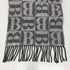 バーバリーロンドン BURBERRY LONDON Bロゴ 総柄 カシミヤ マフラー レディース