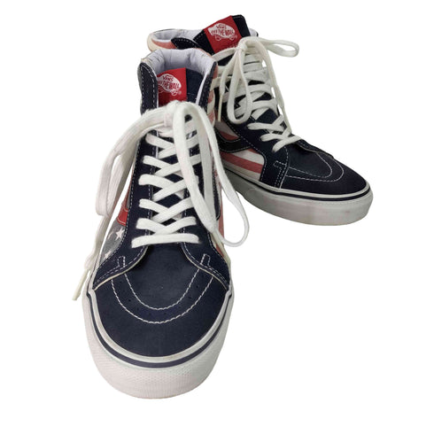 バンズ VANS Sk8-Hi スケートハイ 星条旗モチーフ メンズ US:9