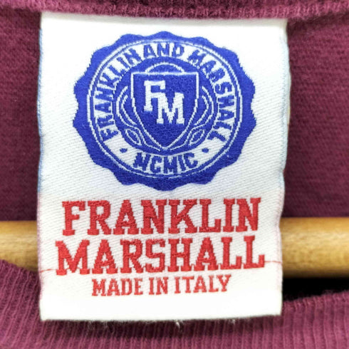 フランクリンマーシャル FRANKLIN&MARSHALL フットボールTシャツ メンズ import:S