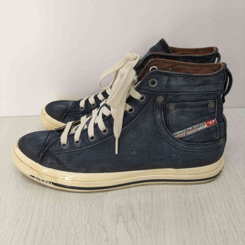 ディーゼル DIESEL デニム ハイカットスニーカー メンズ JPN:27