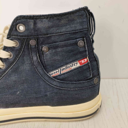 ディーゼル DIESEL デニム ハイカットスニーカー メンズ JPN:27