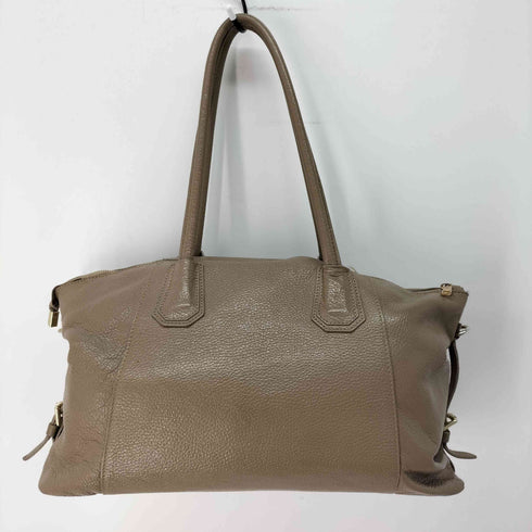 GENUINE LEATHER 本革 チャーム トートバッグ レディース