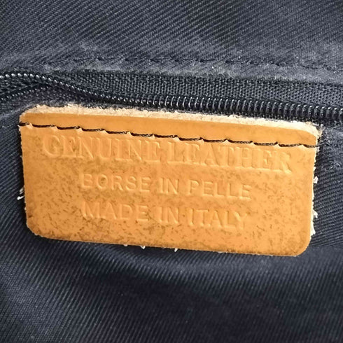 GENUINE LEATHER 本革 チャーム トートバッグ レディース