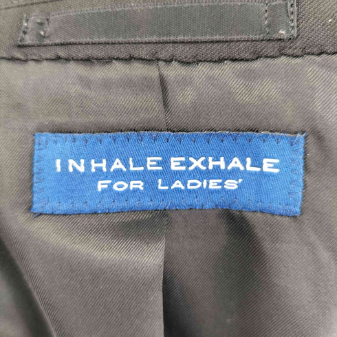 インヘイルエクスヘイル INHALE EXHALE 2B テーラードジャケット ストレートスラックス セットアップ レディース