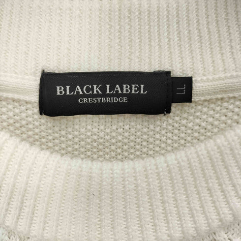 ブラックレーベルクレストブリッジ BLACK LABEL CRESTBRIDGE テクスチャーミックスシャドーチェックニット メンズ LL