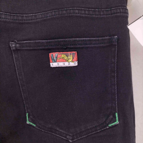 ケンゾーパリス KENZO PARIS ブラックデニムパンツ メンズ 36