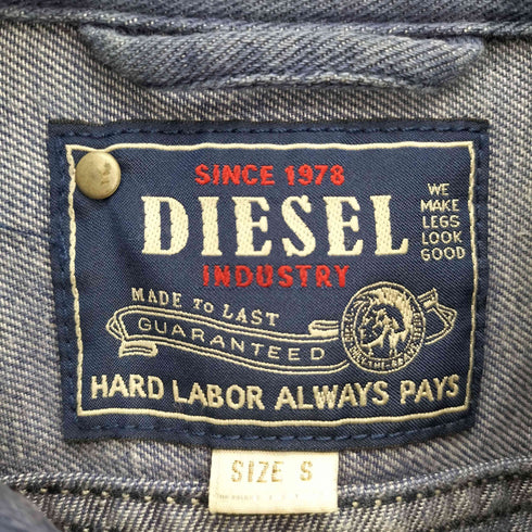 ディーゼル DIESEL 1st型 インディゴ デニム トラッカージャケット Y2K メンズ import:S